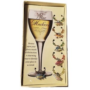 Boston Warehouse 6 beach fish wine markers